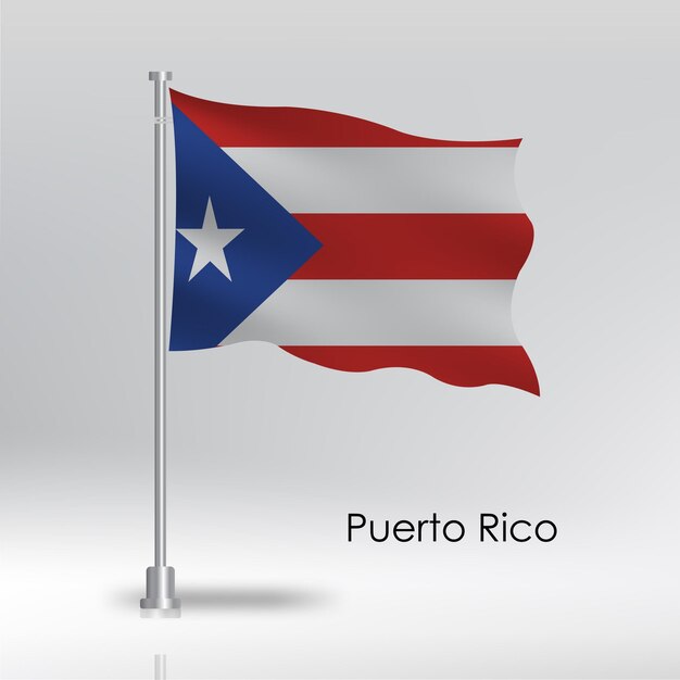 wave flag icon and illustration collection