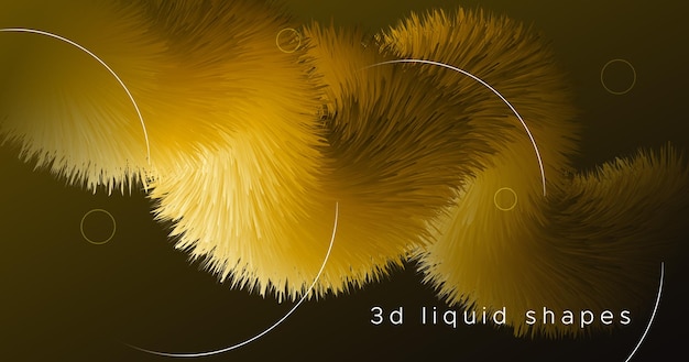 Vettore fondo astratto fluido dell'onda con forma liquida astratta