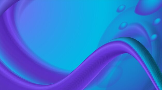 Wave fluid effect