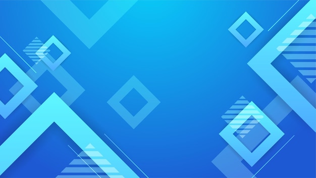 Wave geometrische blauwe kleurrijke abstracte ontwerp achtergrond