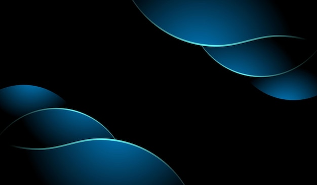 Wave gradient background dark modern design luxury