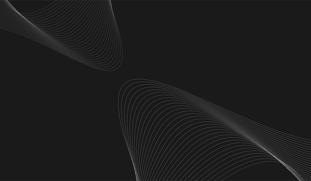 Wave gradient line minimalist background