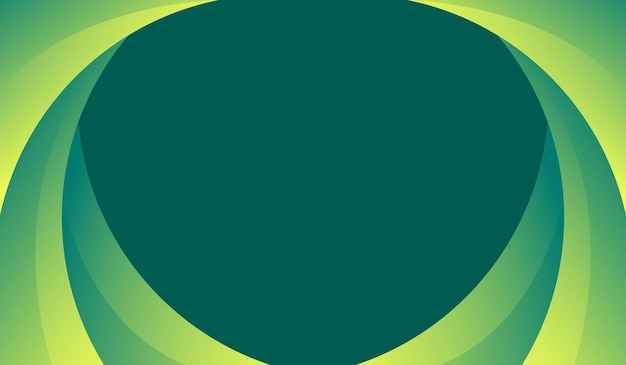 Wave green background abstract design gradient