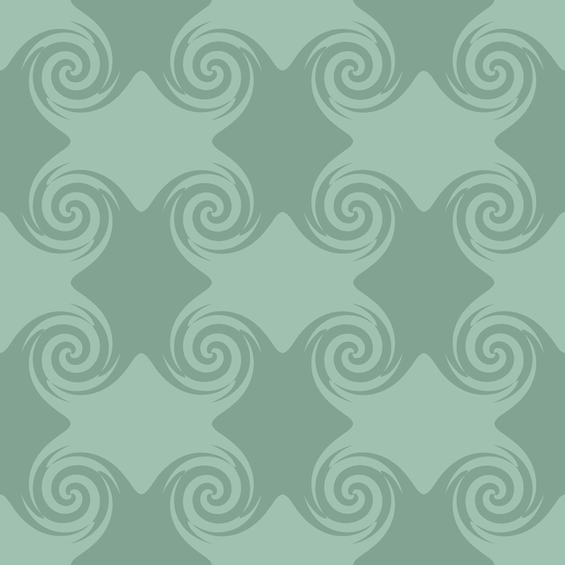 Wave groovy seamless pattern in seventies style flat print for tshirt textile and fabric