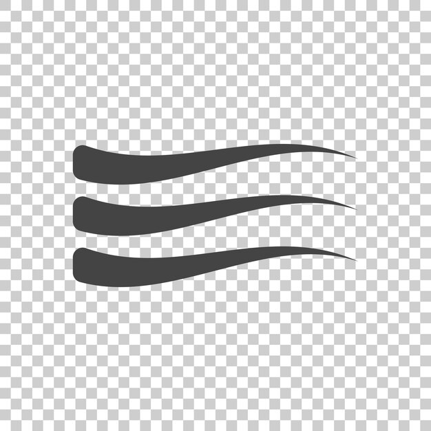 Vector wave icon vector flat