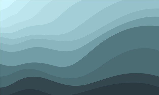 wave illustration gradient pattern