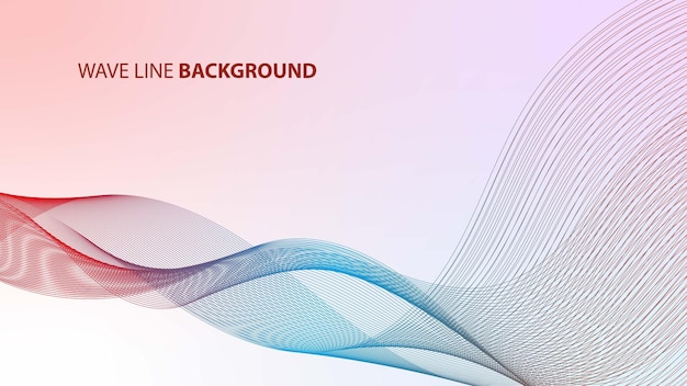 Wave Line Background