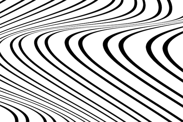 Wave line pattern background with diagonal stripes