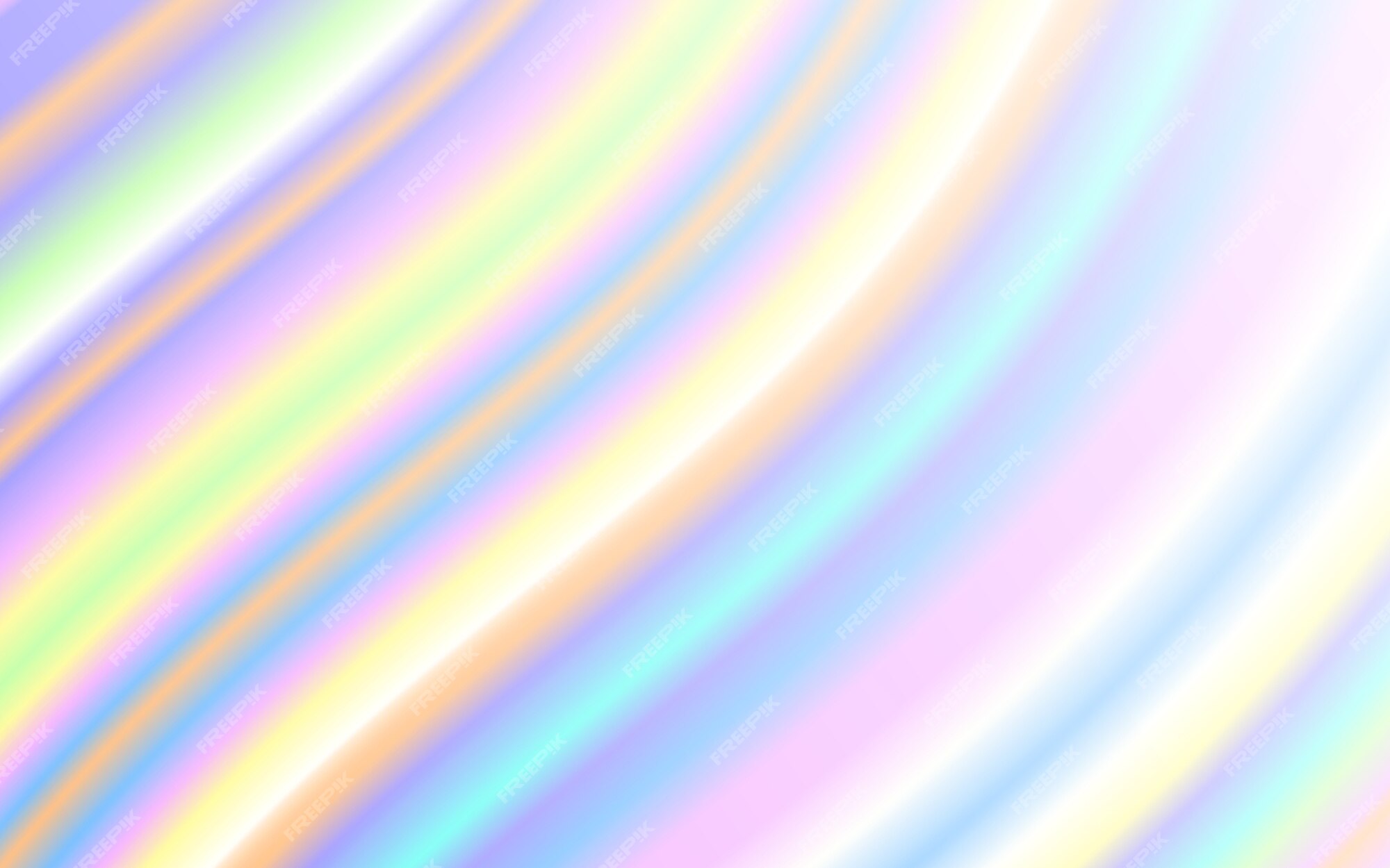 Premium Vector | Wave liquid shape pastel rainbow color background