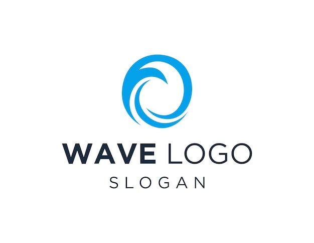 Wave logo ontwerp