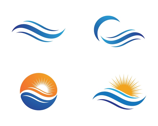 Wave Logo Template vector