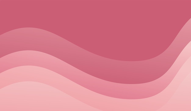 Vector wave pink gradient design background abstract