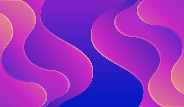 Vector wave purple background gradient design