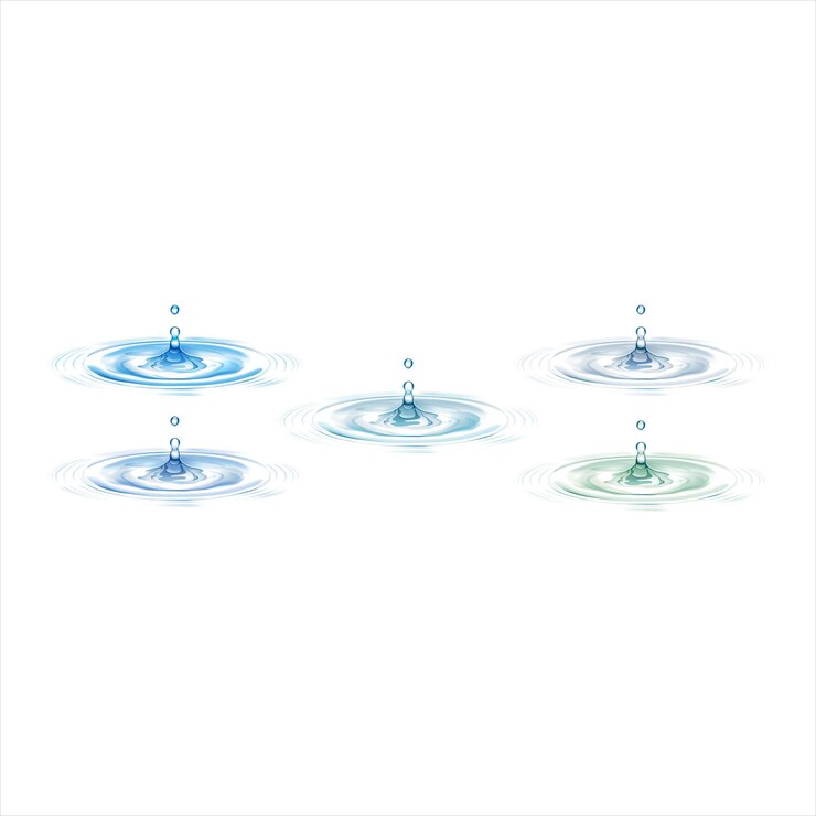 Vector 웨이브 현실적인 밝아진 액체 물 표면 거품과 밝아진 바다 또는 바다 배경 사전