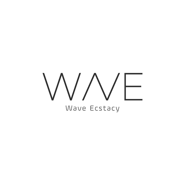 Wave technologie Logo ontwerpsjabloon