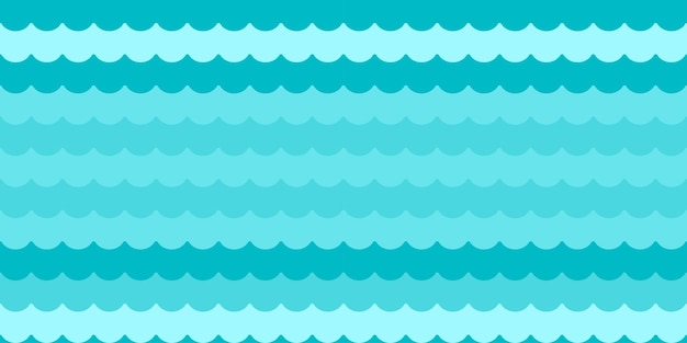 Wave water background abstract flat or curve sea ocean summer pattern graphic print for textile