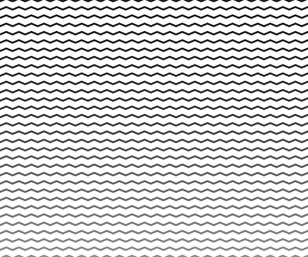 白い背景の黒い波状の線 質感ベクトルイラスト