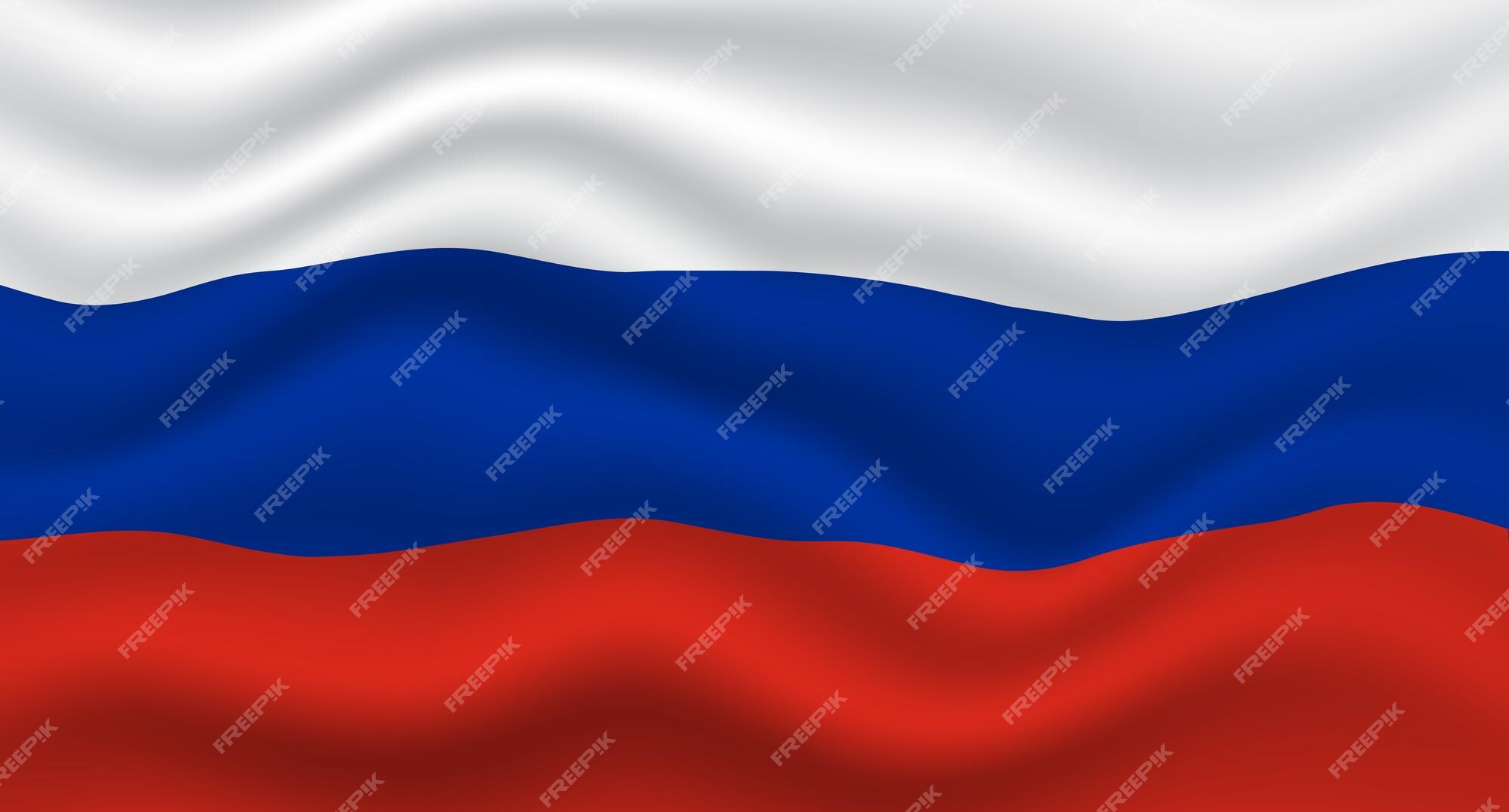 Wave Russian flag on a gray background 18757590 Vector Art at Vecteezy