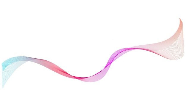 Vector waves background template colorful waves element for your design waves background