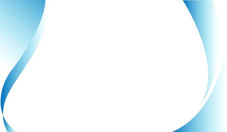 Vector waves blue background
