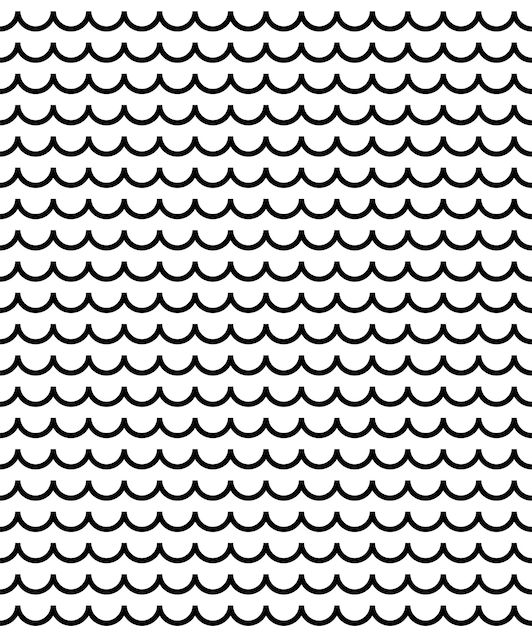 Waves lines design elements pattern chinese style