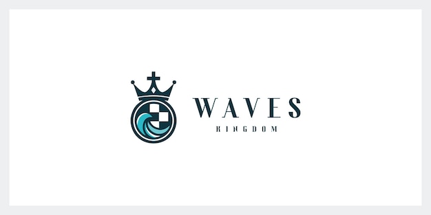 Waves logo design inspiration vector icons Premium Vector