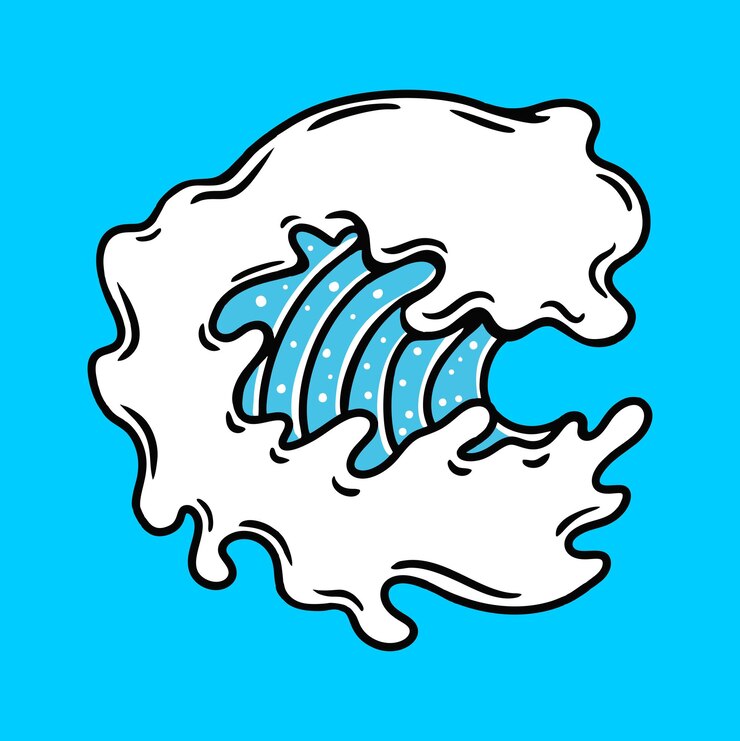 Vector 평화의 물결 디자인 터 일러스트레이션