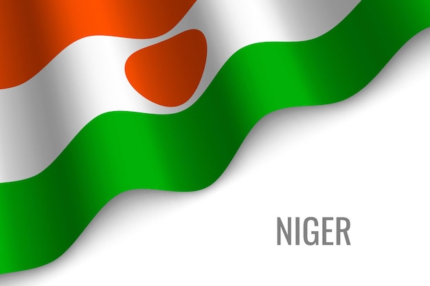 니제르의 깃발을 흔들며