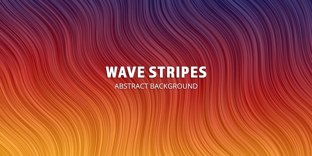 Waving stripe pattern abstract background