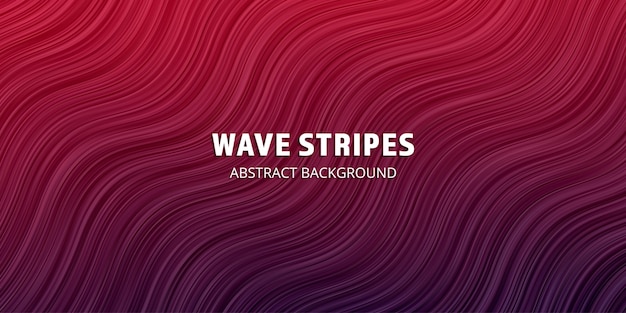 Waving stripe pattern abstract background