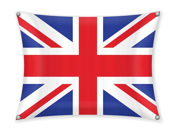 Вектор Размахивая флагом великобритании