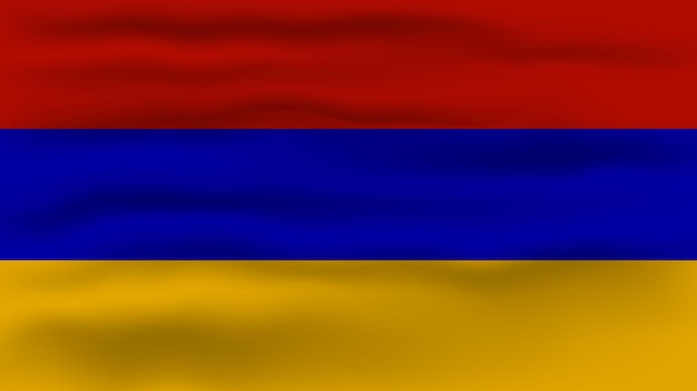 wavy armenian flag template for your design vector illustration eps 10