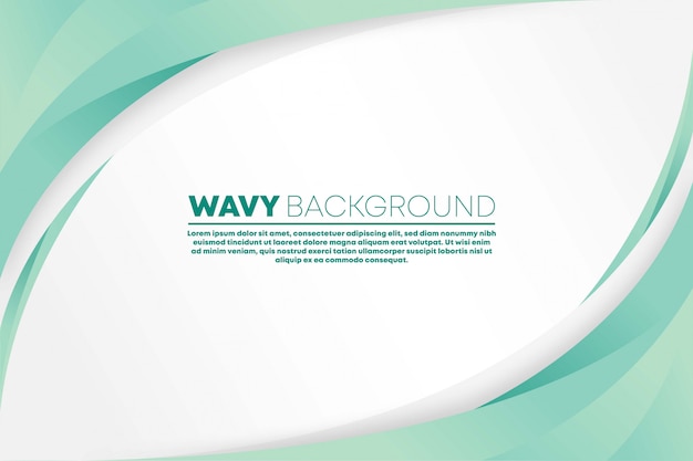 Wavy background for formal design