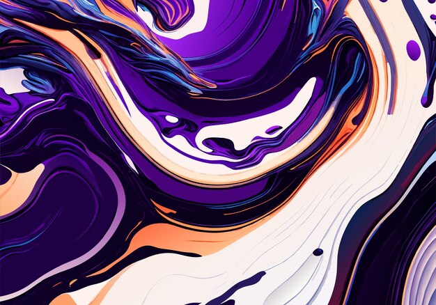 Premium Vector | Wavy background luxury liquid marbled texture