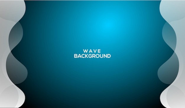 Wavy background with space gradient