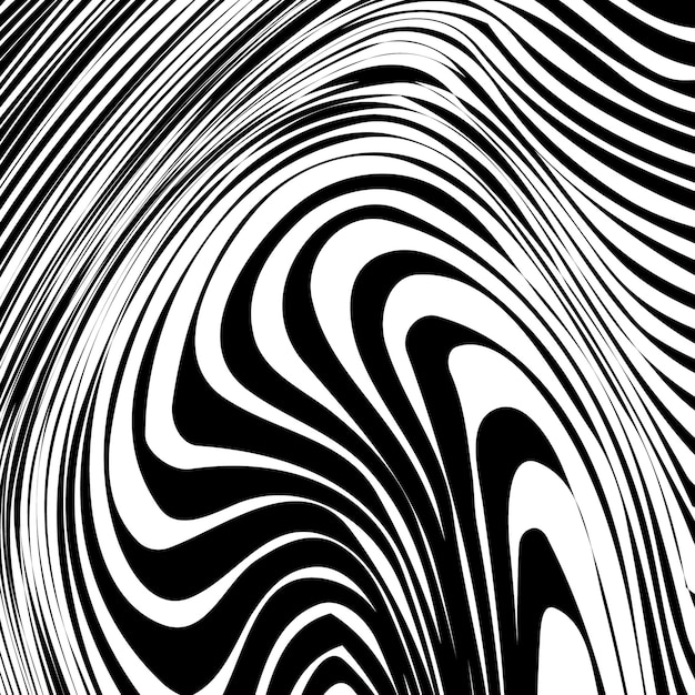 Vector wavy billowy flowing lines abstract pattern waving lines texture