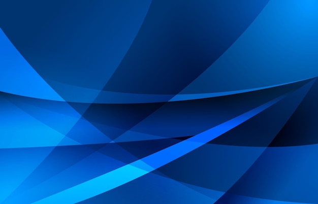 Vector wavy blue background