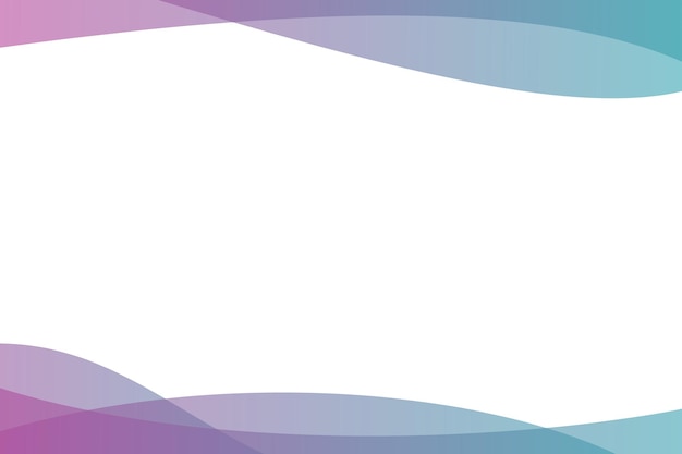 wavy border design with gradient colors