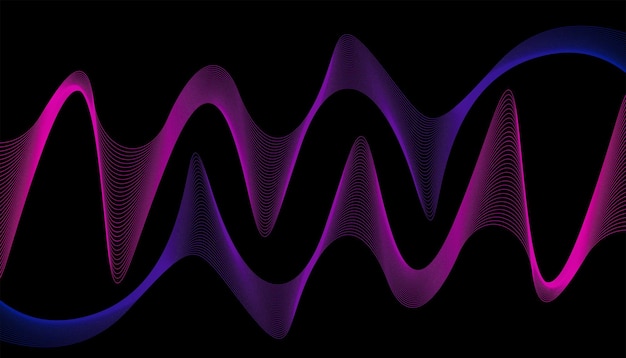 wavy colorful backgground