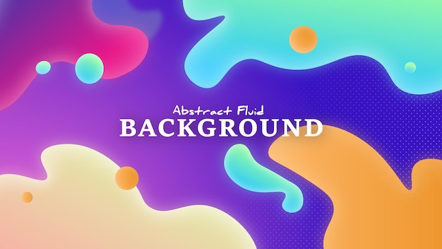 Wavy dynamic Gradient liquid abstract background with fluid shapes