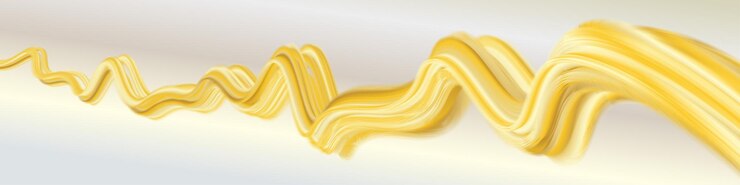 Vector wavy gold fluid abstract design banner background luxury gold