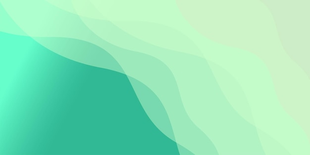 Wavy green pastel background