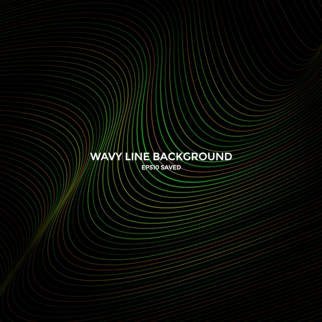 wavy line background