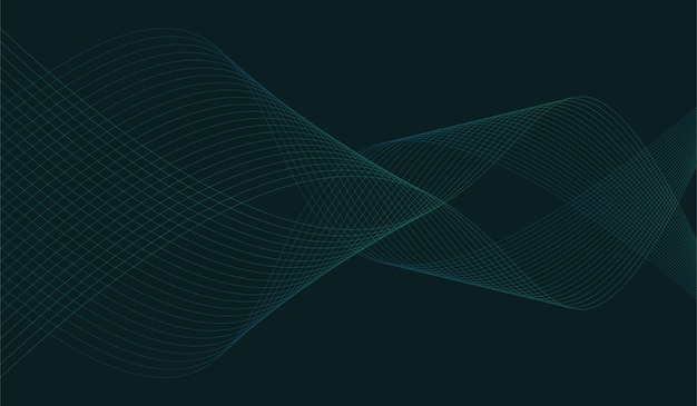 Wavy line background