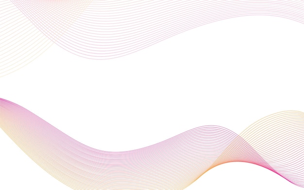 Wavy line vector background design