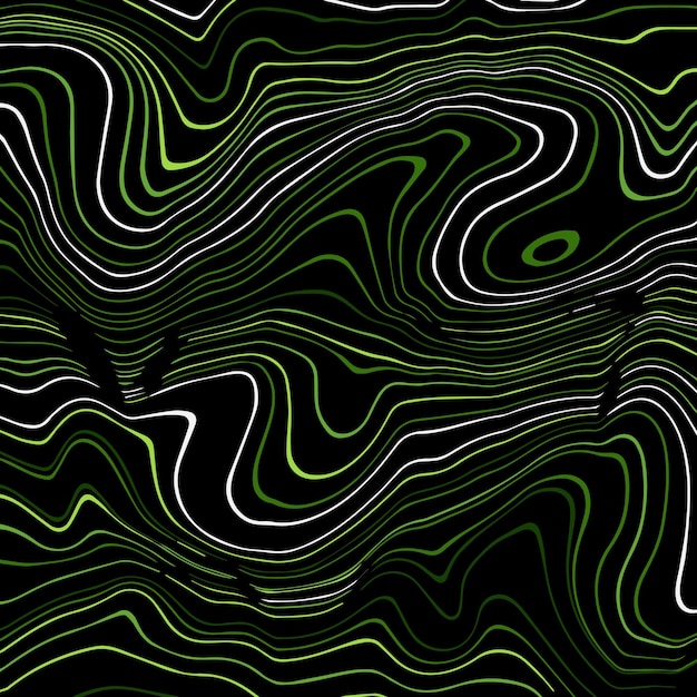 Wavy lines abstract background. Vector illustration