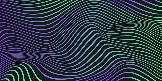 Vector wavy lines background. abstract background