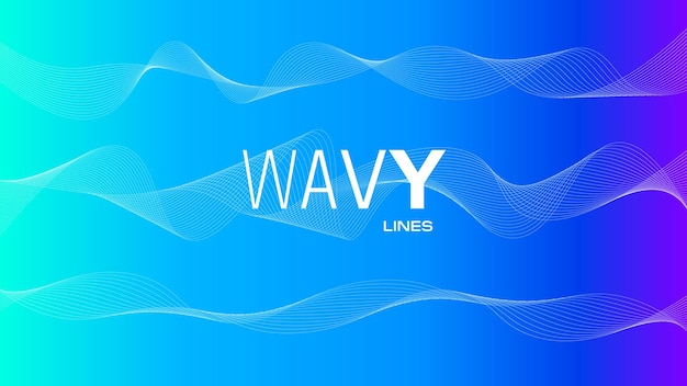 Wavy Lines Background