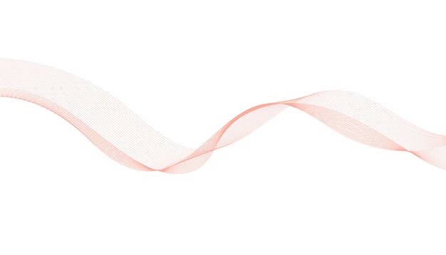 Wavy lines vector illustration Design elements Waves background