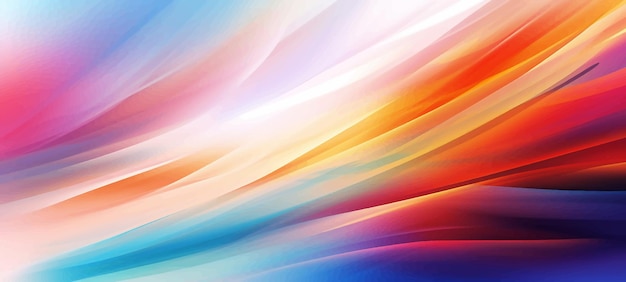 波状の虹色のネオンパステルファンタジー 未来的な輝き 活発な柔らかい波効果の塗料